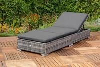 MERXX Gartenliege, 1 Liege, inkl. Auflage, OTTOs Choice, pulverbeschichteter...