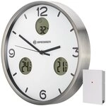BRESSER Wanduhr MyTime io NX Wanduhr 30cm
