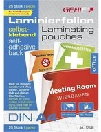 GENIE Prospekth&uuml;lle Laminierfolie DIN A4 25er Pack - 12538, 25 St&uuml;ck A4