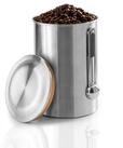 Xavax Kaffeedose Kaffeedose Edelstahl Luftdicht + Dosierl&ouml;ffel, Edelstahl, (Set