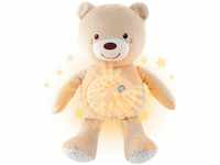 Chicco Kuscheltier First Dreams Baby Bear, Beige, mit Lichtprojektion und