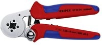 Knipex Crimpzange Selbsteinstellende Crimpzange f&uuml;r Aderendh&uuml;lsen 97 55 04