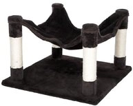 Kerbl Katzen-H&auml;ngematte Katzenh&auml;ngematte Samira 49 cm x 49 cm anthrazit 81585