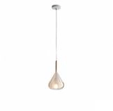 FABAS LUCE Pendelleuchte Lila 1-flammig, ohne Leuchtmittel, LED-Retrofit, Glasschirm
