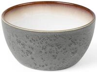 Bitz Schale Bowl matt grey / shiny cream 14&nbsp;cm, Steinzeug, (Sch&uuml;sseln &...