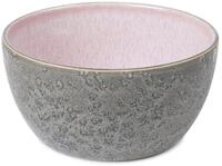 Bitz Schale Bowl matt grey / shiny light pink 14&nbsp;cm, Steinzeug, (Sch&uuml;sseln &