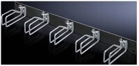 RITTAL Kabelf&uuml;hrung Rittal Rangierpan. 1HE RAL9005 B&uuml;gel 43x105mm DK 7257.005