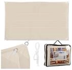 relaxdays Sonnensegel Rechteckiges Sonnensegel beige, 2 x 3 m