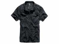 Brandit Langarmhemd Brandit Herren Roadstar Shirt (1-tlg), blau|schwarz