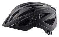 Alpina Sports Fahrradhelm Alpina Fahrradhelm Haga LED schwarz matt 51 bis 56cm