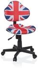 hjh OFFICE Drehstuhl Kinderdrehstuhl Kiddy Gti-2 Stoff ohne Armlehnen (1 St),...