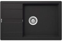 Schock Einbausp&uuml;le Einbausp&uuml;le Manhattan D-100LS A Onyx - Auflagesp&uuml;le