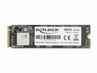 Delock 54078 - 128GB SSD, 3.3 Zoll, M.2 via NVMe interne HDD-Festplatte