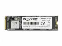 Delock 54080 - 512GB SSD, 3.3 Zoll, PCI Express interne HDD-Festplatte