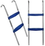 monzana Trampolinleiter, Leiter Einstiegsleiter Gartentrampolin 90 cm 2 Stufen...
