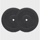 GORILLA SPORTS Hantelscheibe Hantelscheibe 30/31 mm Kunststoff 1,25-15 KG, 30...