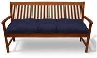 Beautissu Bankauflage Bankauflage Flair BK, ca. 100x50x10cm, Dunkelblau,...