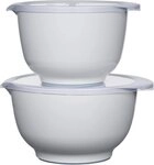 ROSTI R&uuml;hrsch&uuml;ssel Margrethe R&uuml;hrsch&uuml;sselset 2 L + 3 L wei&szlig;, Kunststoff, (2