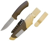 Morakniv Taschenmesser Bushcraft (S) - Outdoormesser Olivgr&uuml;n / Beige