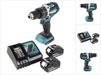 Makita Akku-Schlagbohrschrauber DHP 484 RG Akku Schlagbohrschrauber 18 V 54 Nm
