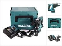 Makita Akku-Bohrhammer DHR 242 RGJ 18V 2,0J SDS-plus Brushless + 2x Akku 6,0Ah +
