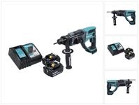 Makita Akku-Kombibohrhammer DHR 202 RG Akku Kombihammer 18 V 2,0 J SDS Plus +...