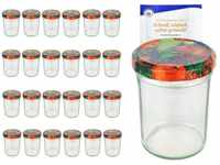 MamboCat 25er Set Sturzglas 230 ml HOCH To 66 Obst Nachbildung Deckel incl....