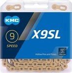 KMC Fahrradkette KMC KetteX9SL Ti-N Gold 1/2" x 11/128" 114 Glieder 6,6mm 9-fach