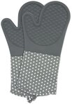 WENKO Topfhandschuhe Modell Silikon, (Set, 2-tlg), Ofen- und Grillhandschuhe,