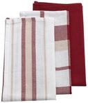 kela Geschirrtuch PASADO, Set, 3-tlg., Rot, B 45 cm, L 65 cm