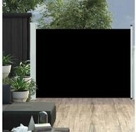 vidaXL Markise Ausziehbare Seitenmarkise 120&times;500 cm Schwarz
