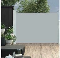 vidaXL Markise Ausziehbare Seitenmarkise 120&times;500 cm Grau