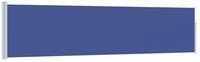 vidaXL Seitenmarkise Ausziehbare Seitenmarkise 120&times;500 cm Blau (1-St)