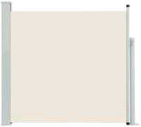 vidaXL Seitenmarkise Ausziehbare Seitenmarkise 140&times;500 cm Creme