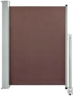 vidaXL Seitenmarkise Ausziehbare Seitenmarkise 100x300 cm Braun