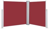 vidaXL Seitenmarkise Ausziehbare Seitenmarkise Rot 100 x 600 cm
