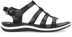 Geox GEOX D72R6A 00043 C9999, Sandaletten, Schwarz, Damen Sandalette