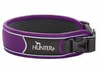Hunter Tierbedarf Hunde-Halsband Halsband Divo violett/grau