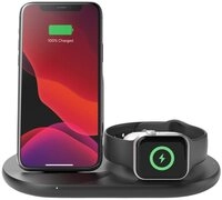 Belkin BoostCharge 3-in-1 Wireless Charger - Ladeger&auml;t - schwarz Wireless...