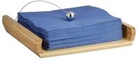 relaxdays Serviettenhalter Bambus mit Beschwer, Bambus