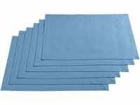 REDBEST Tischset im 6er-Pack blau/blau 30x45 cm