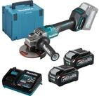 Makita Akku-Winkelschleifer, max. 8500 U/min, XGT, GA008GM201, 40V, 125 mm, 2 x...