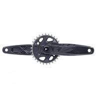 SRAM Fahrradkurbel SRAM GX Eagle DUB Kurbelgarnitur 165mm 32T lunargrau -...