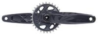 SRAM Fahrradkurbel SRAM GX Eagle DUB Kurbelgarnitur 170mm 32T lunargrau -...