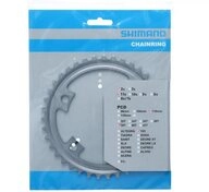 Shimano Kettenschaltung SHIMANO Kettenblatt 105 FC-R7000 39 Z&auml;hne Silber - pr&auml;ziser