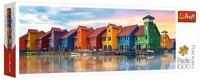 Trefl Puzzle Panorama Puzzle Groningen, Niederlande 1000 Teile, Puzzleteile