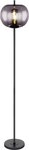 GLOBO LIGHTING Stehlampe BLACKY, ohne Leuchtmittel, Stehleuchte Schwarz, Glas,