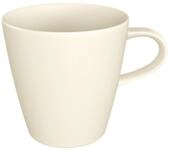 Villeroy & Boch Becher Manufacture Rock blanc Becher mit Henkel, Premium Porcelain