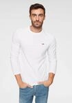 Langarmshirt LEVI'S, Herren, Gr. L, wei&szlig;, Jersey, Obermaterial: 100% Baumwolle,