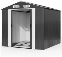 Gardebruk Ger&auml;tehaus, BxT: 312x257 cm, XXXL Metall 8m&sup2; mit Fundament 315x260x180cm